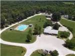 Aerial view of the swimming pool at HICKORY RIDGE CAMPGROUND - thumbnail