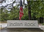 View larger image of The front entrance sign at INDIAN ROCK RV PARK image #7