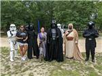 View larger image of People dressed up as Star Wars characters at INDIAN ROCK RV PARK image #12