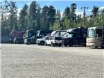 RV caravan in the park - thumbnail