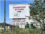 Welcome sign off the road - thumbnail