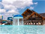 The splash zone in the swimming pool at PIGEON FORGE RV RESORT - thumbnail