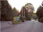 Sign at entrance to RV park at Lakewood RV Resort - thumbnail