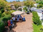Aerial view of guest enjoying a picnic at ESCONDIDO RV RESORT - thumbnail