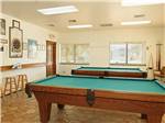 View larger image of Pool tables in game room at MISSION VIEW RV RESORT image #9