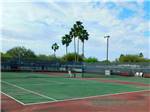 View larger image of A couple of tennis courts at TEXAS TRAILS RV RESORT image #6