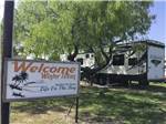 A welcome winter Texan sign at SEAWIND RV RESORT ON THE BAY - thumbnail
