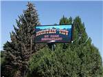 The front billboard in trees at MOUNTAIN VIEW RV PARK - thumbnail