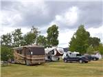 View larger image of RVs and trailers at campground at RIVERFRONT RV PARK image #4