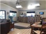 View larger image of The main lobby with chairs at COWBOY RV PARK image #4