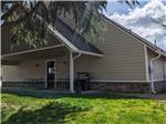 Entrance to the pool building at Blue Ox RV Park - thumbnail