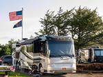 Parked RV at site Sun Outdoors Coos Bay - thumbnail