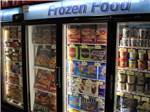 The frozen food section at THREE BEARS TRAPPER CREEK INN & RV PARK - thumbnail