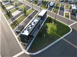 Aerial view of motorhome with trailer at ST AUGUSTINE RV RESORT - thumbnail