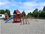 The children's playground area at HAROLD W. DUFFETT SHRINERS RV PARK - thumbnail