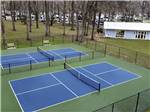 View larger image of Aerial view of the pickleball courts  at OCALA NORTH RV RESORT image #2
