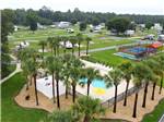 View larger image of An aerial view of the swimming pool at OCALA SUN RV RESORT image #1
