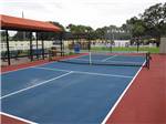View larger image of The pickleball court at OCALA SUN RV RESORT image #9