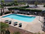 View larger image of An aerial view of the pool  at BLACK ROCK RV VILLAGE image #5