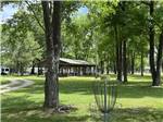 The pavilion and disc golf at OAK PLANTATION CAMPGROUND - thumbnail