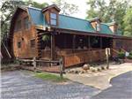 Log Cabin with deck at FLAT CREEK FAMILY CAMPGROUND - thumbnail