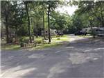 RVs and trailers at campground at FLAT CREEK FAMILY CAMPGROUND - thumbnail