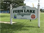 View larger image of The front entrance sign at FERN LAKE CAMPGROUND  RV PARK image #1