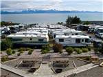 View larger image of Aerial view over campground at OCEAN SHORES RV PARK  RESORT image #3