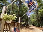 View larger image of Flags flying on the front office at TWO LAKES CAMPING AREA image #6