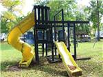 The playground equipment at LAKE BLUFF CAMPGROUND - thumbnail