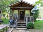 One of the rustic rental cabins at LAKE BLUFF CAMPGROUND - thumbnail