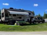 Parked trailer at site Sheridan Lake Resort - thumbnail