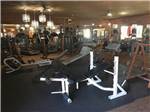 Fitness center with workout equipment at Lifestyle RV Resort - thumbnail