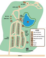 Map of the park Arrowhead Point RV Park & Campground - thumbnail