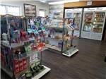 View larger image of Inside view of the convenience store at CLARKSVILLE RV PARK image #2