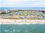 Aerial view of the campground and beach at CAMP HATTERAS RV RESORT & CAMPGROUND - thumbnail
