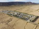 Distant aerial view of campground - thumbnail
