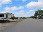 The road between the gravel sites at FORT CLARK SPRINGS RV PARK - thumbnail