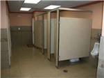 View larger image of The clean bathroom stalls at LEHMANS LAKESIDE RV RESORT image #10
