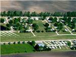 View larger image of An aerial view of the campsites at LEHMANS LAKESIDE RV RESORT image #11