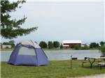Tent camping on the water at SAUDER VILLAGE CAMPGROUND - thumbnail