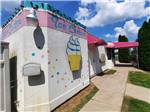 The ice cream shop building at SHIPSHEWANA CAMPGROUND NORTH PARK & AMISH LOG CABIN LODGING - thumbnail