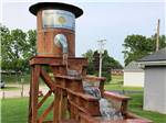 Small wood water tower at BAYLOR BEACH PARK WATER PARK & CAMPGROUND - thumbnail
