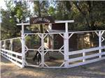 The fence around the petting farm at YOSEMITE PINES RV RESORT AND FAMILY LODGING - thumbnail