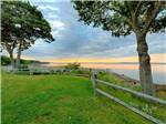 A view of the ocean from a grassy patch - thumbnail