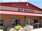 View larger image of Sign at entrance to RV park at ELEPHANT BUTTE LAKE RV RESORT image #1