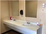 The sinks and mirrors in the bathroom at NAKATOSH CAMPGROUND - thumbnail