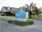 The front entrance sign at GULF BREEZE RV RESORT - thumbnail