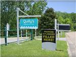 View larger image of The front entrance sign at QUILLYS MAGNOLIA RV PARK image #2