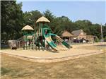 View larger image of The fantastic playground with slides at WAYNESBORO NORTH 340 CAMPGROUND image #4